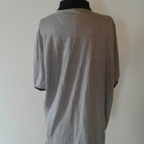 Paul & Shark Yachting Polo Shirt Gray/Black ITALY made Men's Size XXL - Picture 2 of 8